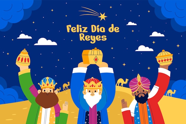 Tło Flat Reyes Magos