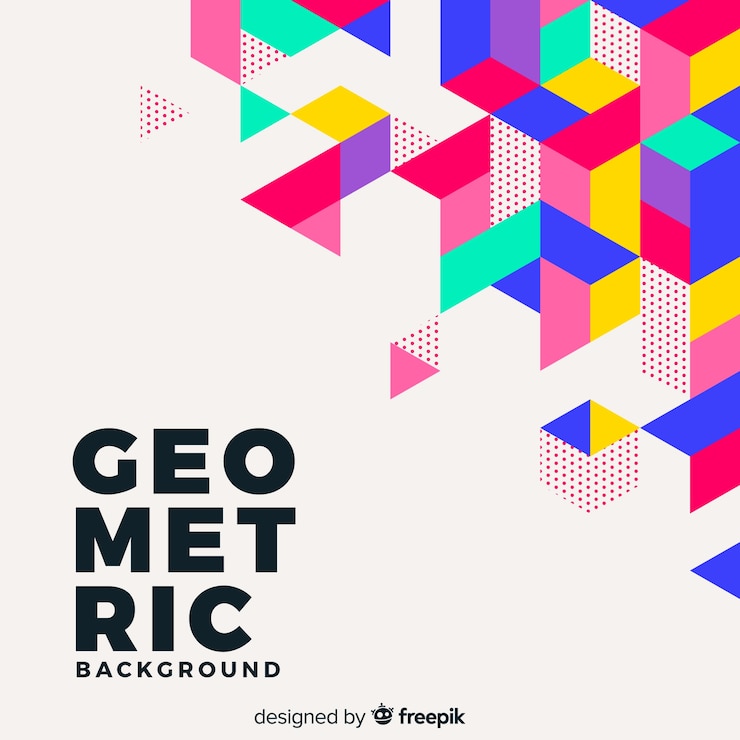 Bezpłatny plik Wektor tło geometryczne