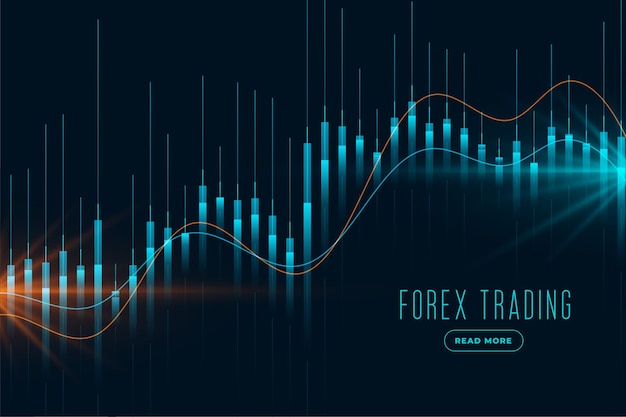 Tło giełdy handlu Forex