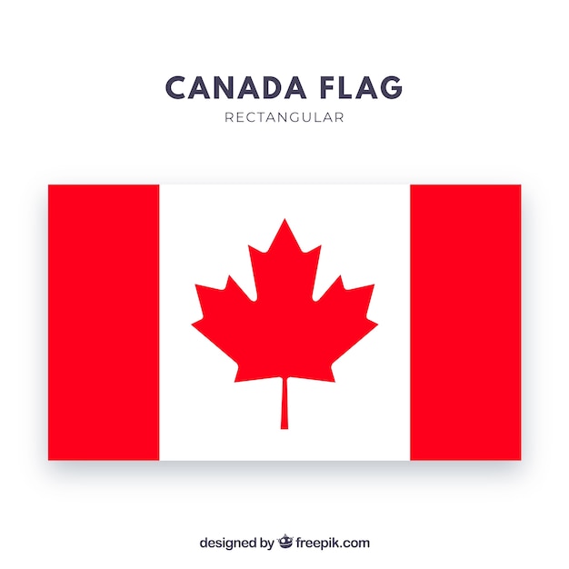 Tło kanadyjskiej flagi
