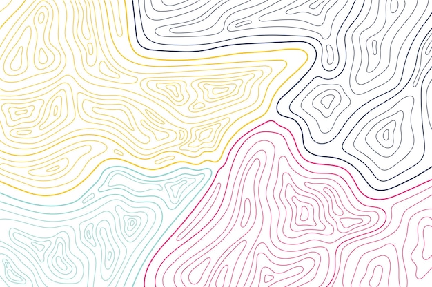 Tło Mapy Topograficznej