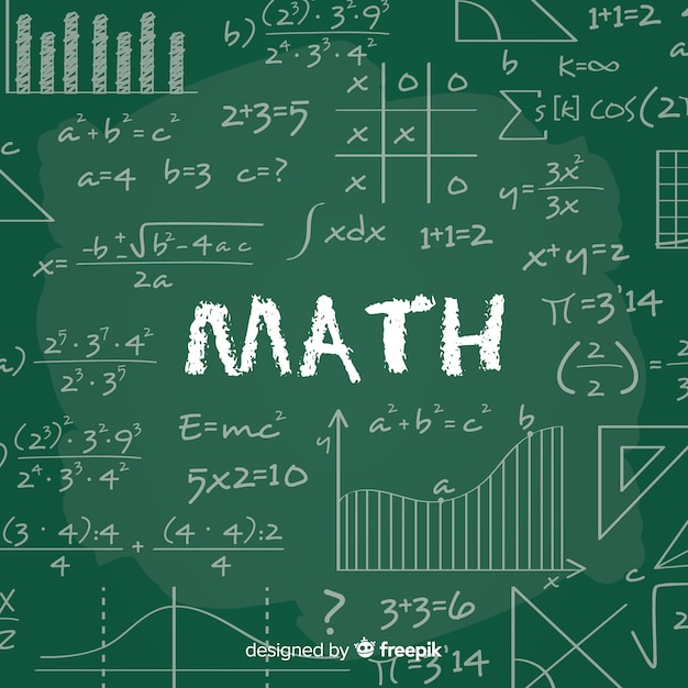 Bezpłatny wektor tło matematyczne