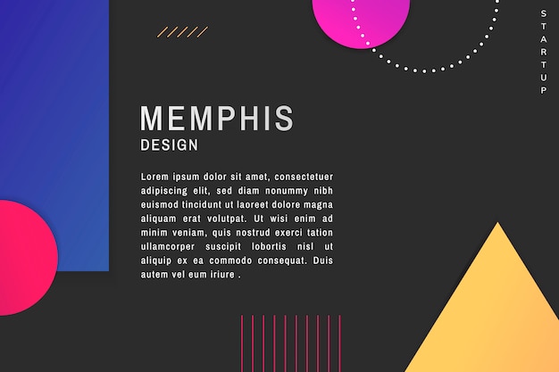 Tło Memphis