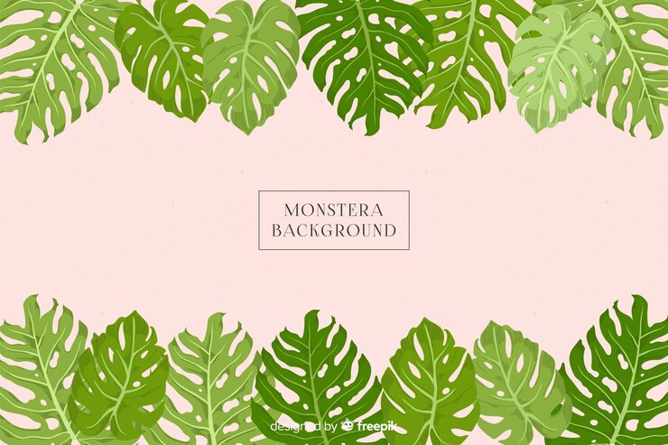Bezpłatny plik Wektor tło monstera