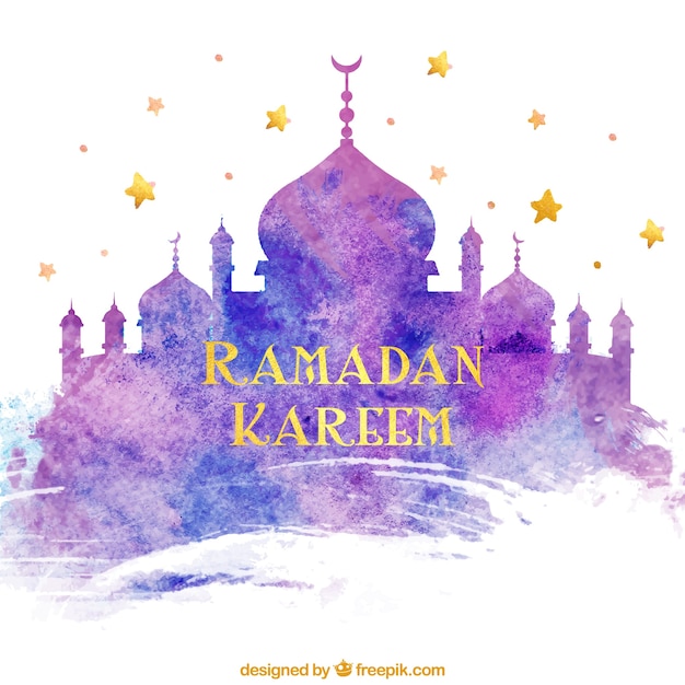 Bezpłatny wektor tło ramadan kareem