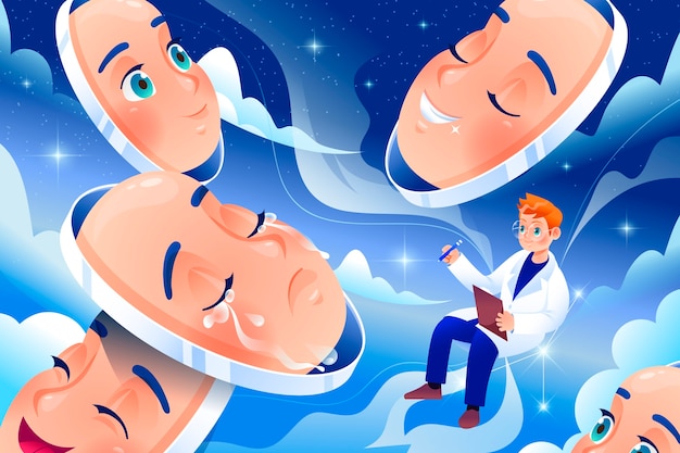 Tło świadomości Światowego Dnia Zdrowia Psychicznego
