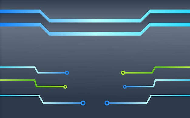 Bezpłatny wektor tło technologiczne kolorowy projekt