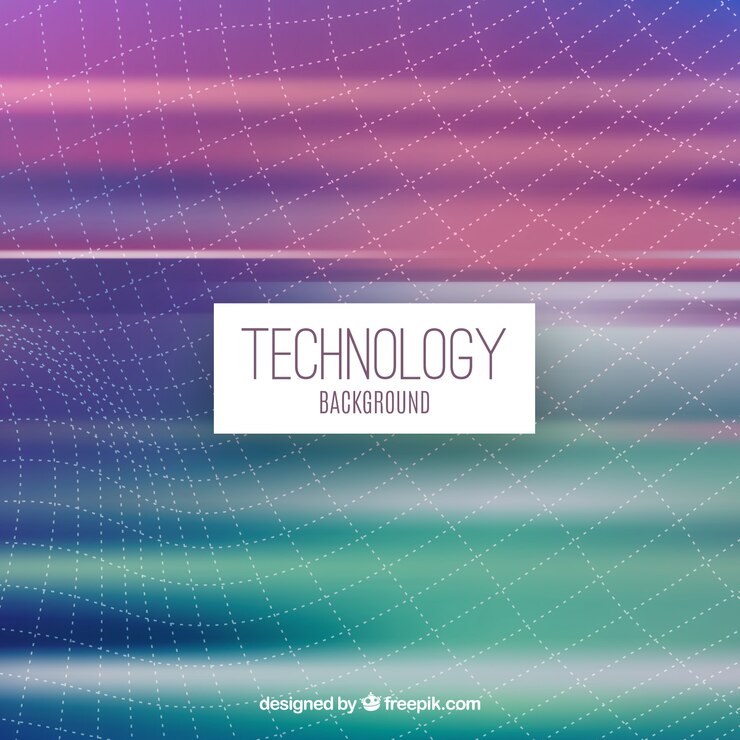Bezpłatny plik Wektor tło technologii z siecią
