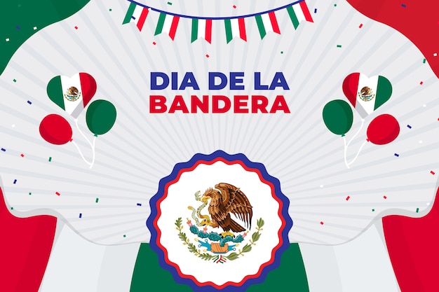 Tło Uroczystości Dia De La Bandera