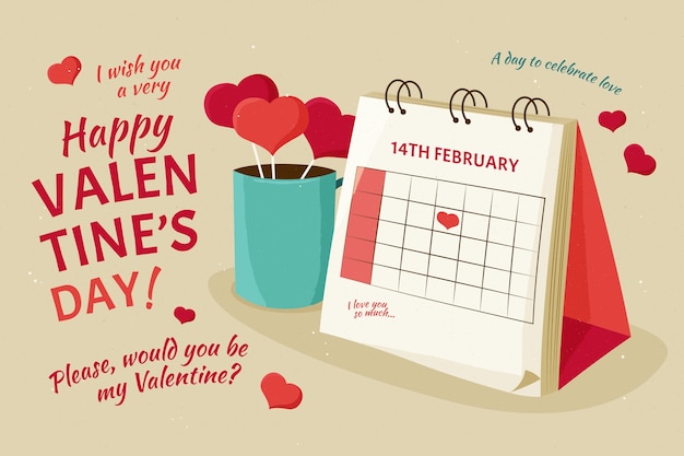 Tło valentine's day