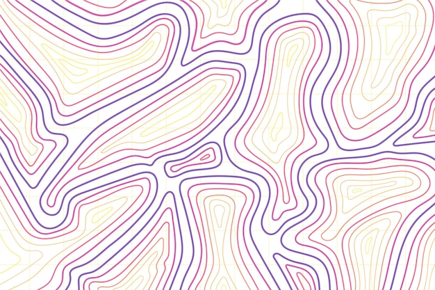 Tło z mapą topograficzną