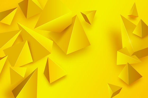 Tło żółte trójkąt o żywych kolorach