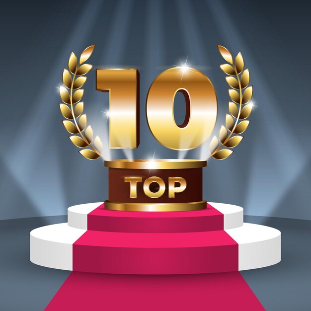 Top 10 najlepszych nagród na podium