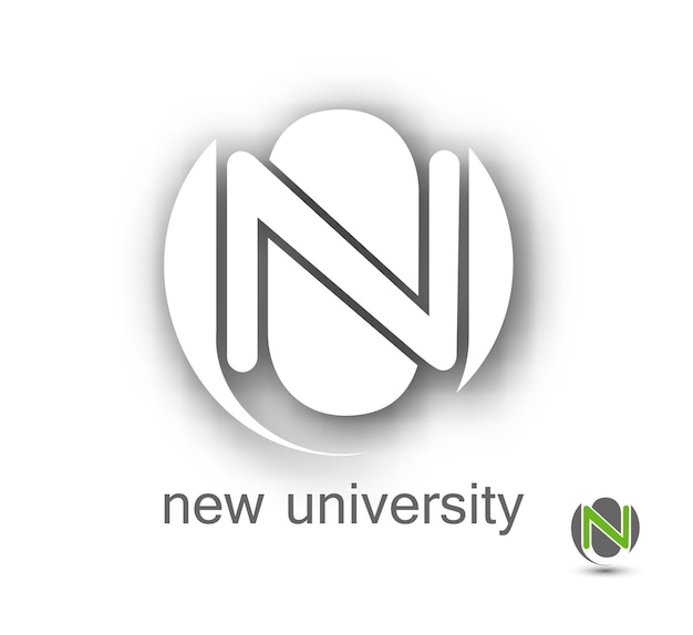 Bezpłatny wektor tożsamość marki logo wektor korporacyjny projekt litery n