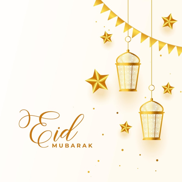 Tradycyjne świąteczne Tło Eid Mubarak Na Twoje Uroczystości