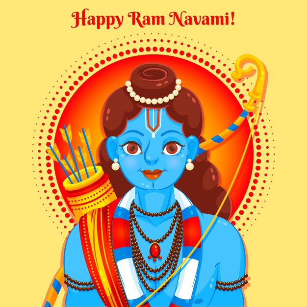 Tradycyjny koncept navami płaski ram