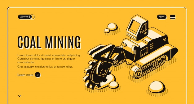 Transparent Internetowej Górnictwa Z Koparki Wiadro-koła Pracy W Kamieniołomie Sztuka Linii