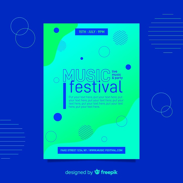 Ulotka Festiwal Muzyczny