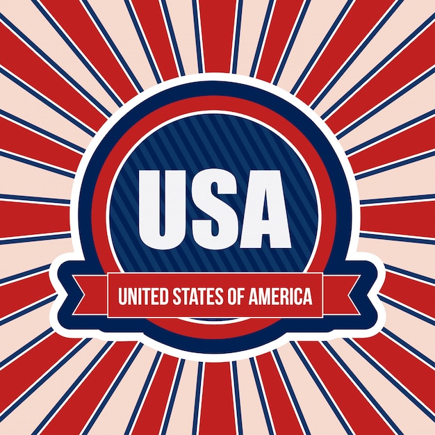 usa patriotyczna karta