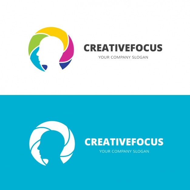 Bezpłatny plik Wektor ustawić logo fotograficzne