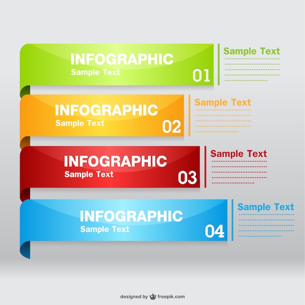 Vector Błyszczący Infografika