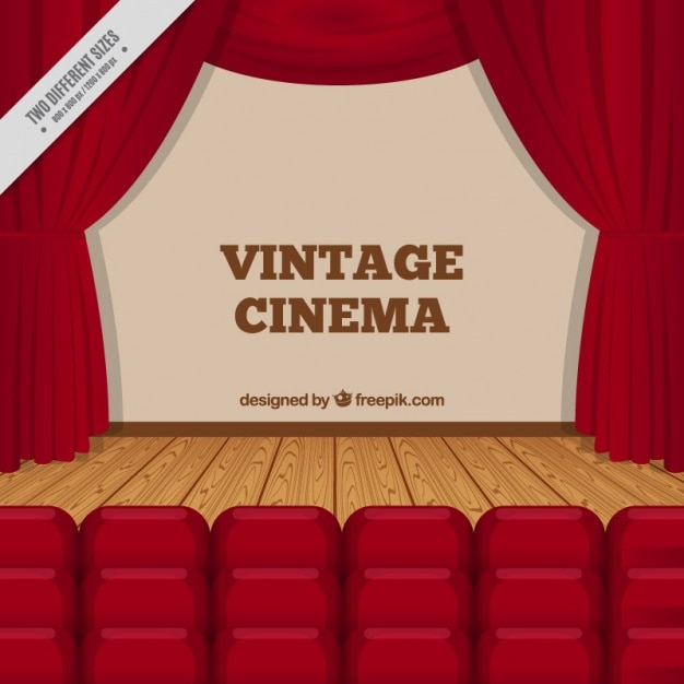 Bezpłatny wektor vintage cinema background