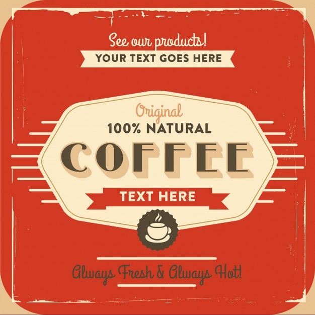 Vintage Coffee Background