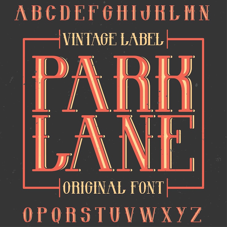 Bezpłatny plik Wektor vintage krój etykiety