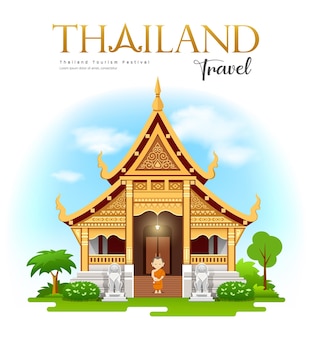 Wat phra singh waramahavihan, chiang mai, tajlandia podróży