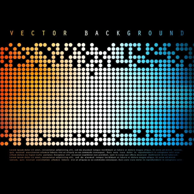 Wektor Abstrakcyjna Kolorowe Tło. Okrąg Kolorów