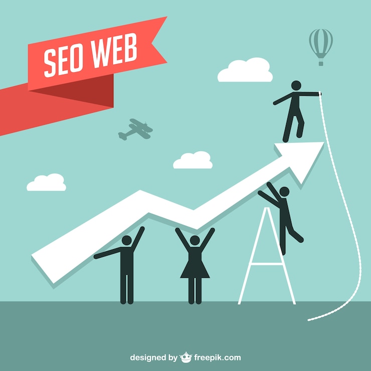 Bezpłatny plik Wektor wektor ilustracji seo web