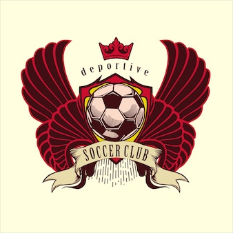 Wektor logo klubu piłkarskiego