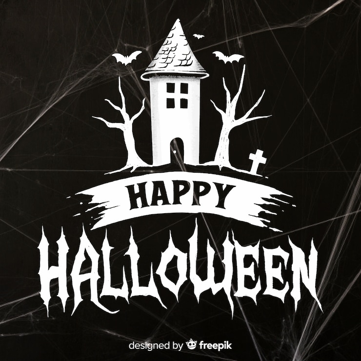 Bezpłatny plik Wektor wesołego halloween napis