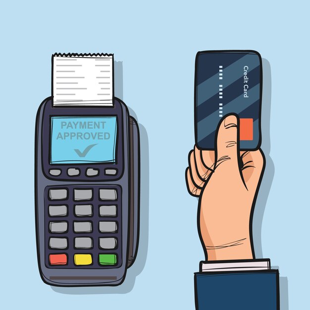 Wyciągnąć ręcznie kartę kredytową