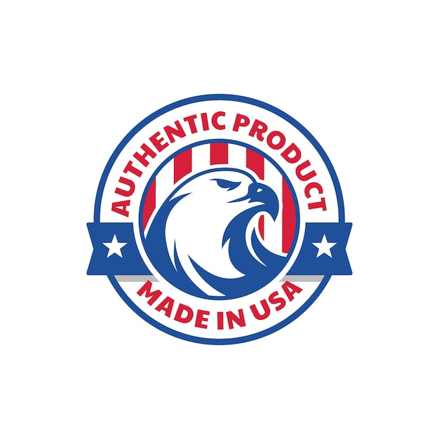 Wykonane W Usa Projekt Szablonu Logo