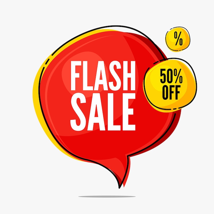 Bezpłatny plik Wektor wyprzedaż błyskawiczna zniżka oferta specjalna baner promocja