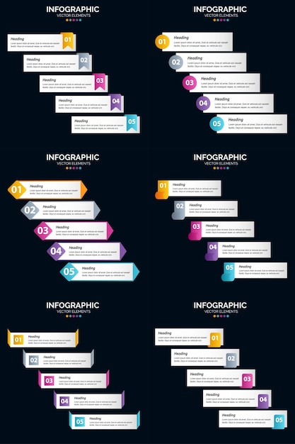 Wyróżnij Swoją Prezentację Za Pomocą Infografik Wektorowych