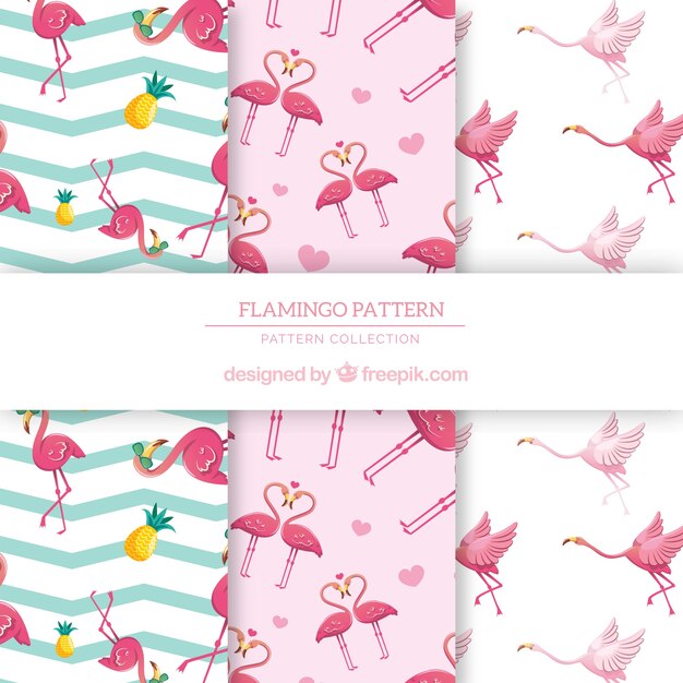 Wzór lato flamenco