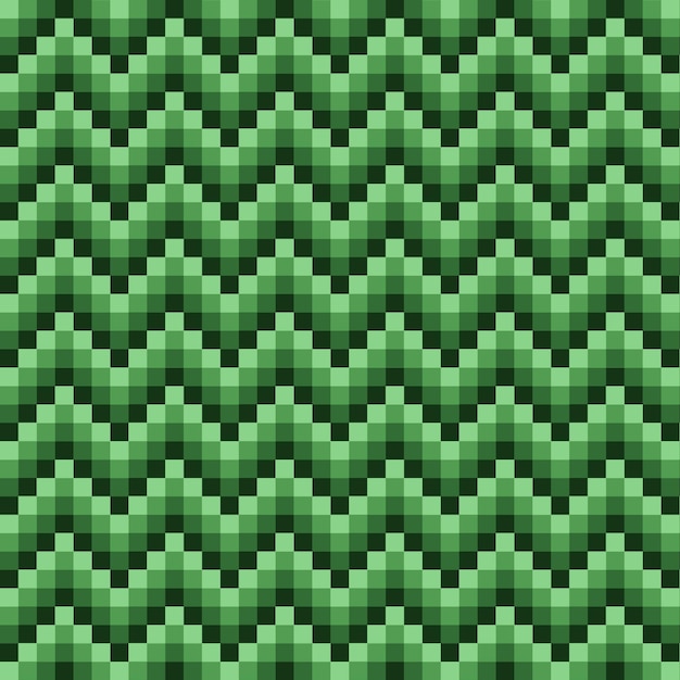 Bezpłatny wektor wzór zielonego piksela w stylu kamuflażu, bezproblemowo edytowalny