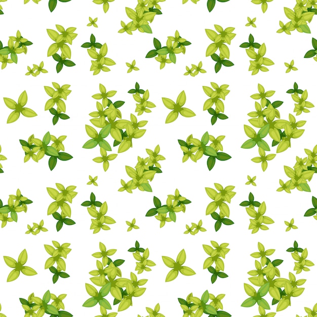 Wzór zielony liść