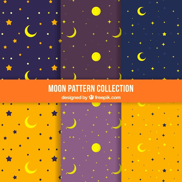 Wzory Księżyców I Gwiazd Opakowanie