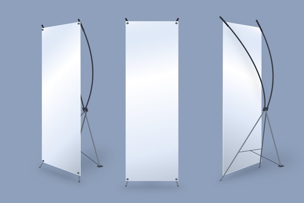 X stand roll up bannery