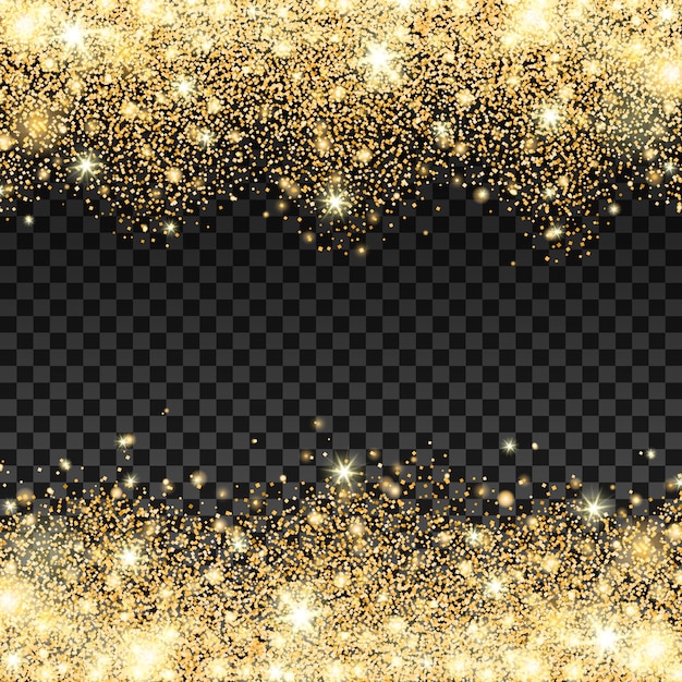 Z? Ote sparkles spadek t? A Vector ilustracji