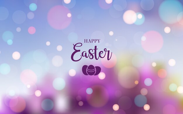 Zamazany szczęśliwy Easter dnia tło