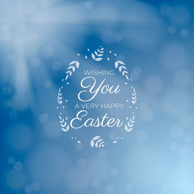 Zamazany szczęśliwy Easter dnia tło