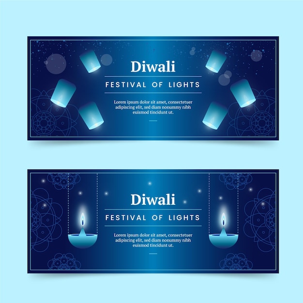 Zestaw Banerów Diwali