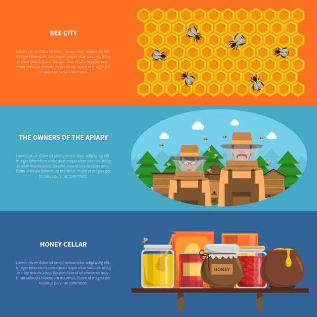 Zestaw Honey Banners