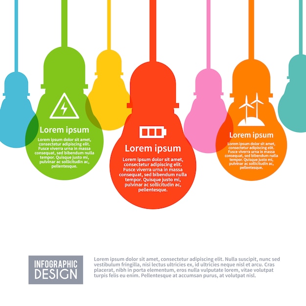 Zestaw Infografiki Energii Elektrycznej