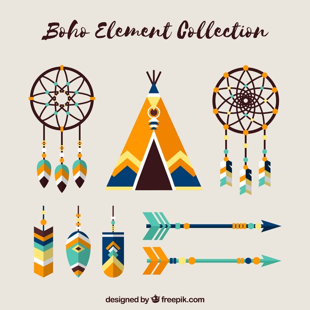 Zestaw ozdób Boho