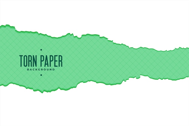 Zielone podarte tło arkusza zgrywania papieru